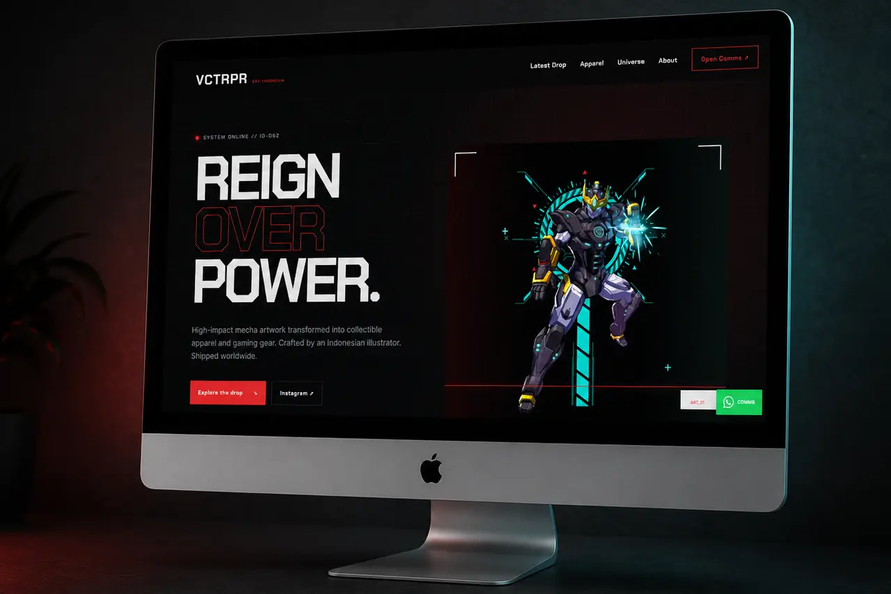 Mockup iMac Vectrooper